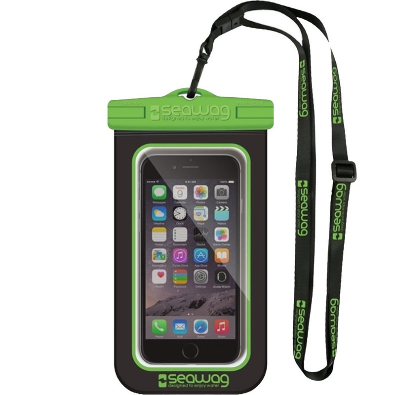 Zwarte-groene waterproof hoes voor smartphone-mobiele telefoon