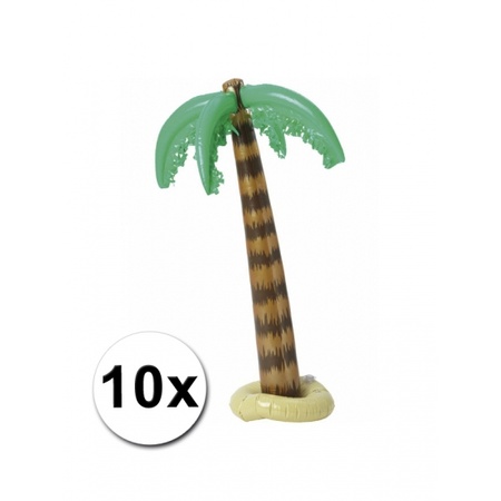 10x opblaasbare palmboom 90 cm