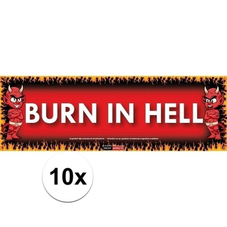 10x Sticky Devil Burn in hell