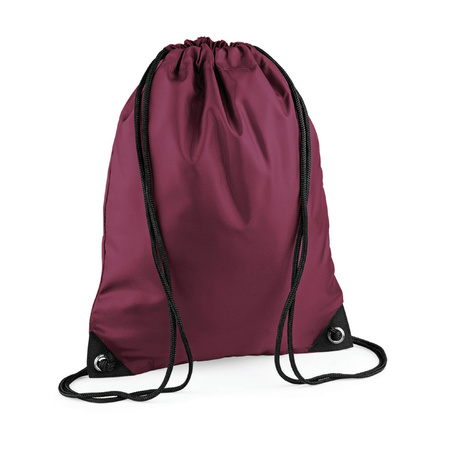 10x pieces nylon sport swimiing backpacks 45 x 34 cm dark red