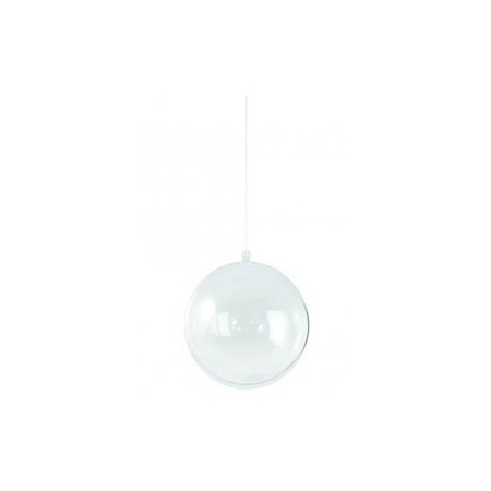 10x Transparante hobby/DIY kerstballen 5 cm