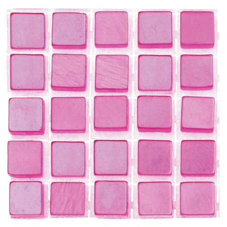 119x stuks mozaieken maken steentjes/tegels kleur roze 5 x 5 x 2 mm