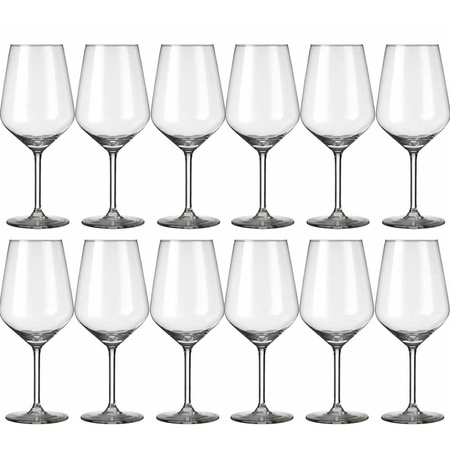 12x Wineglasses for red wine 530 ml Carre