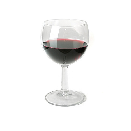 12x Stuks wijnglazen van glas 190 ml