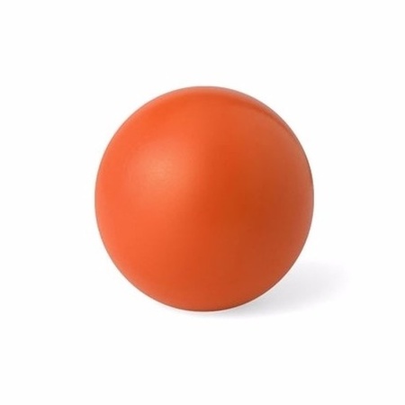 15 orange anti stress balls 6 cm