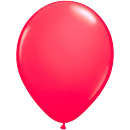 16x stuks Neon fel roze latex ballonnen 25 cm