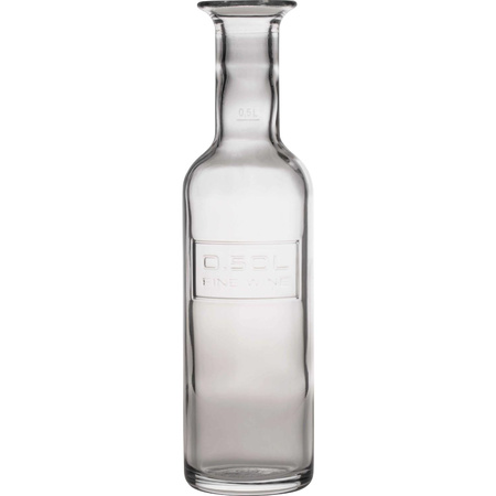 1x Glass water carafe 500 ml Optima