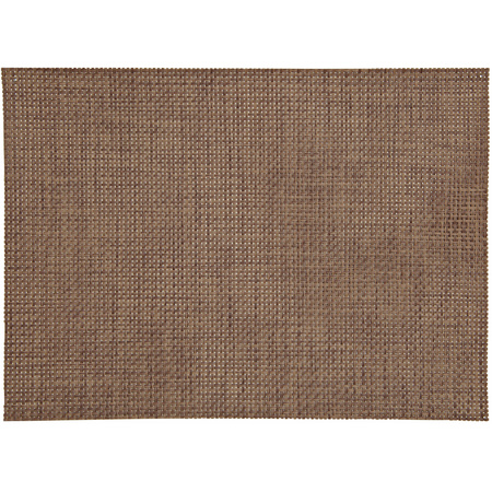 1x pieces Placemats jute brown woven 45 x 30 cm