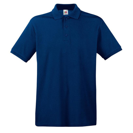 2-Pack maat 2XL donkerblauw/navy poloshirt / polo t-shirt premium van katoen voor heren