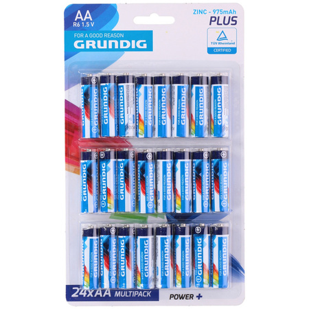 24x Grundig AA batteries plus