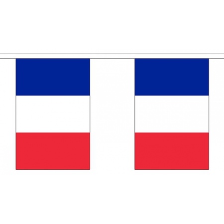 2x Buiten vlaggenlijn Frankrijk 3 meter