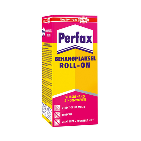 2x pakken Perfax roll-on behanglijm/behangplaksel 200 gram