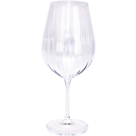 6x White and 6x red wine glasses set 520 ml/690 ml made of crystal glass