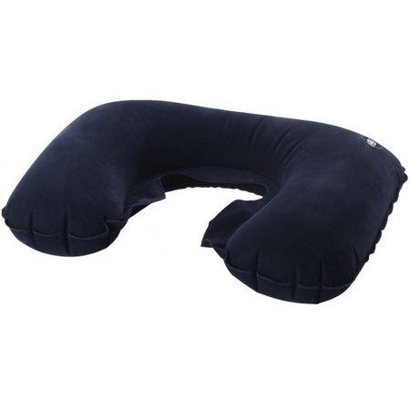 2x Neck cushion inflatable blue