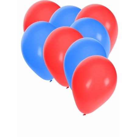 30x Ballonnen in Noorse kleuren