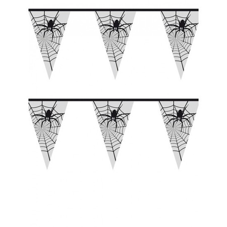 3x Spinnenweb vlaggenlijn 6 meter
