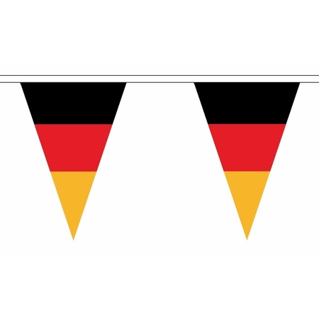 3x stuks polyester vlaggenlijn Duitsland 5 meter