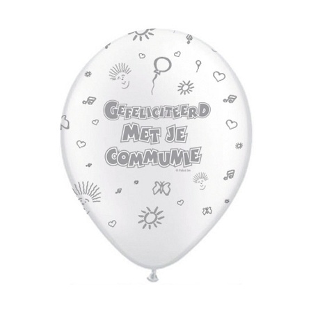 40 Communion balloons 30 cm 