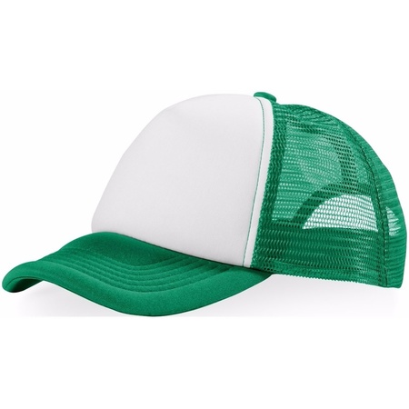 4x stuks truckers baseball cap groen/wit
