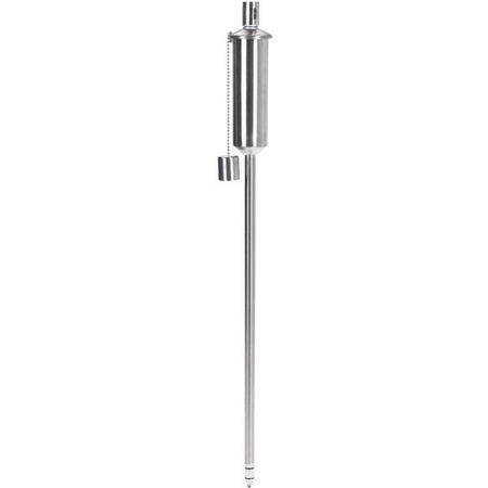 4x Garden torch stainless steel 115 cm