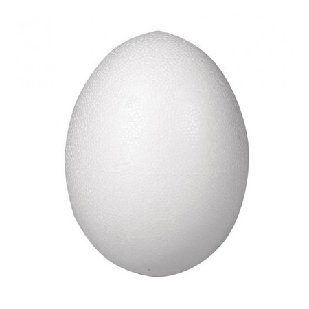 50x Styrofoam egg 6 cm