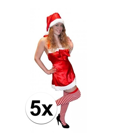 5x Santa Run Kerstjurkje voor dames