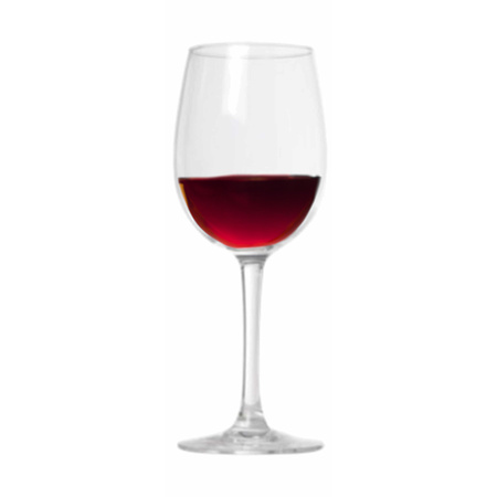 6x Stuks wijnglazen van glas 360 ml