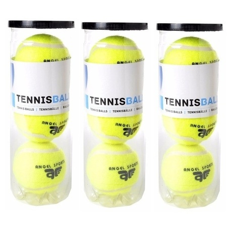 Tennis balls in tube 9 pieces