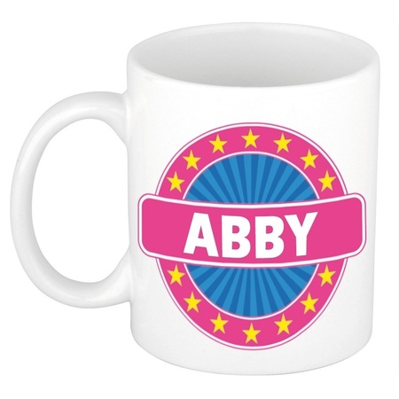 Abby naam koffie mok / beker 300 ml