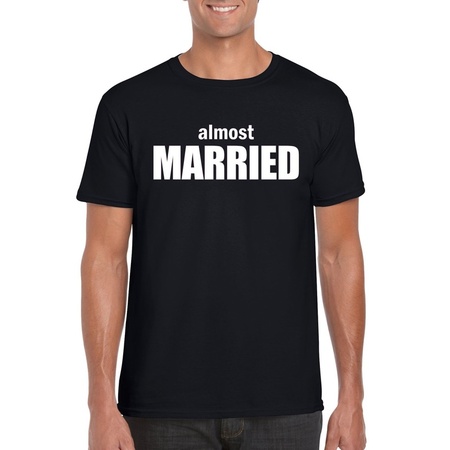 Almost Married t-shirt black men