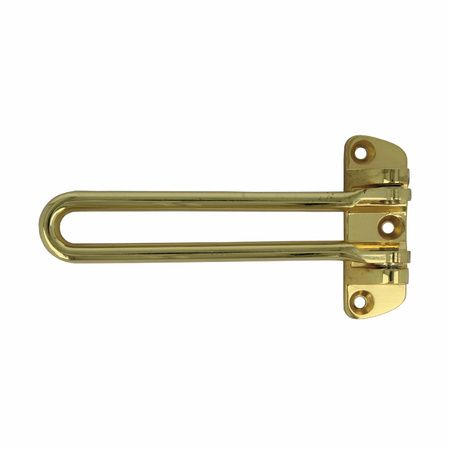 AMIG door guard - 120mm -  zamak - brass - including screws