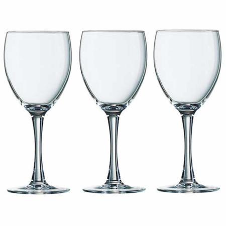 Arcoroc Wijnglazen - 6x stuks - glas - 190 ml - witte/rode wijn