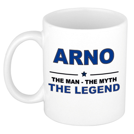 Arno The man, The myth the legend cadeau koffie mok / thee beker 300 ml