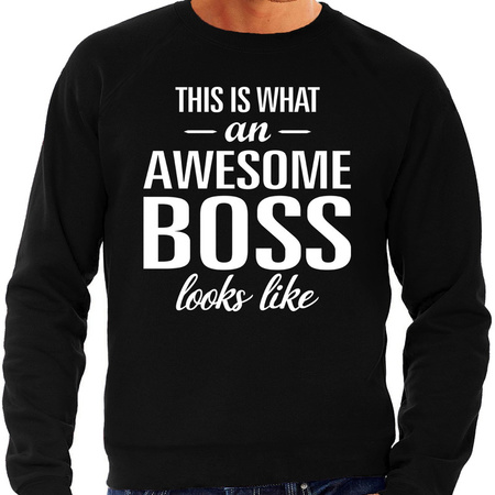 Awesome Boss sweater black for men