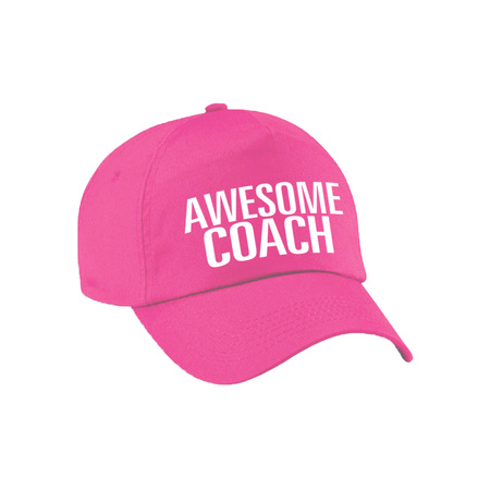 Awesome coach cap pink for men and women