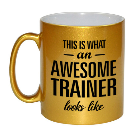 Awesome trainer golden mug 330 ml