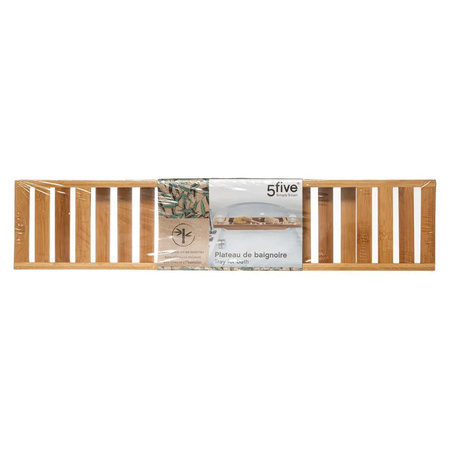 Bamboe badplank/badrek 15 x 70 x 5 cm