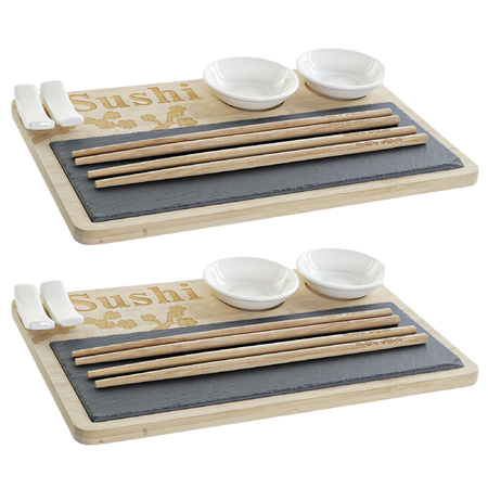 Sushi serving set for 4 persons 7-pieces