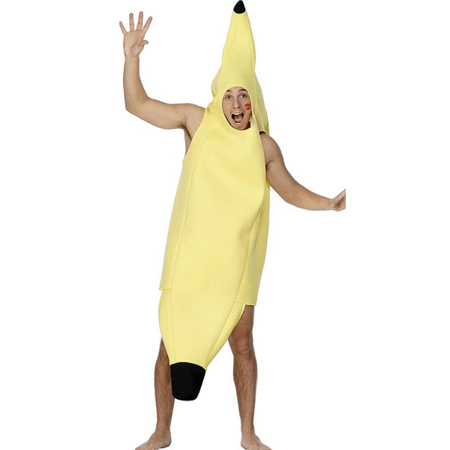 Bananen kostuum Carnaval verkleedkleding voor volwassenen