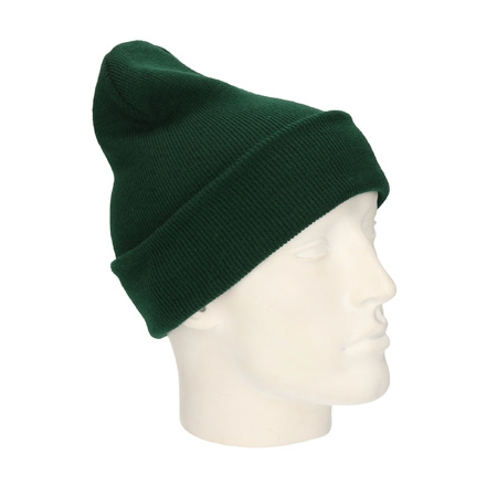 Basic winter hat dark green