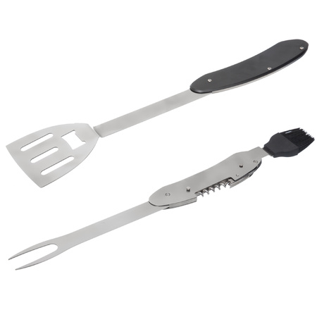 BBQ/barbecue gereedschap set 5-in-1 Zwitsers zakmes 30 cm