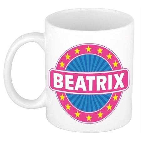 Beatrix naam koffie mok / beker 300 ml