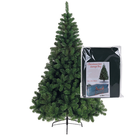 Bellatio Decorations christmas tree 150 cm incl. storage bag