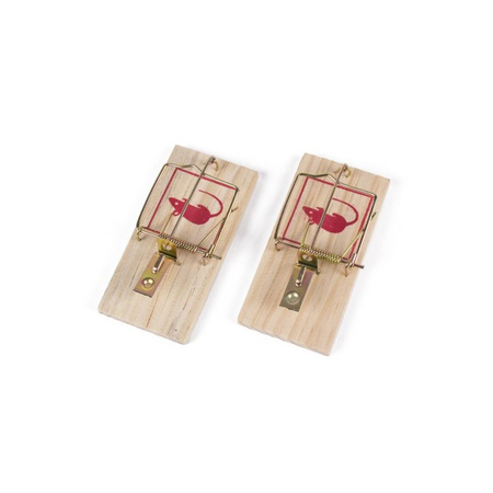 15x Mousetraps made from wood and metal 