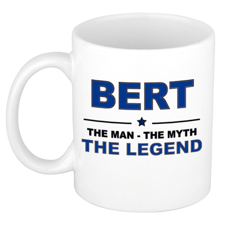 Bert The man, The myth the legend cadeau koffie mok / thee beker 300 ml