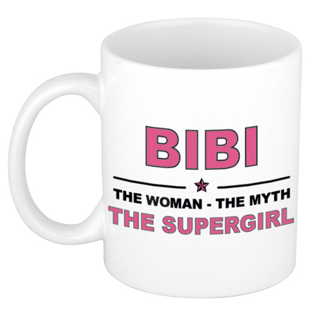 Bibi The woman, The myth the supergirl name mug 300 ml