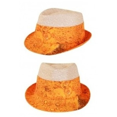 Beer theme hat for adults