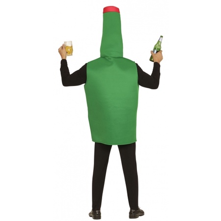 Bierfles kostuum groen voor volwassenen
