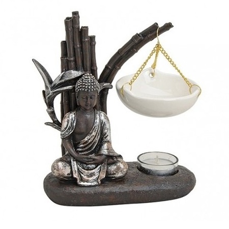 Buddha oil burner on twig 20 cm