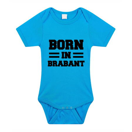 Born in Brabant cadeau baby rompertje blauw jongens